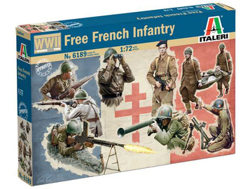Italeri figurky WWII - Free French Infantry (1:72) / IT-6189