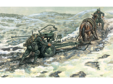 Italeri HORSE DRAWN BREDA 20/65 W/SERVANTS (1:35) Italeri HORSE DRAWN BREDA 20/65 W/SERVANTS (1:35) / IT-6464