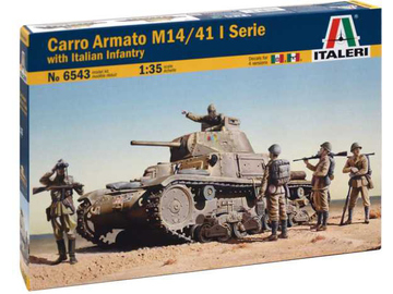 Italeri tank M13/40 s pěchotou Bersaglieri (1:35) / IT-6543