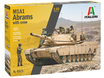 Italeri M1A2 Abrams s posádkou (1:35) / IT-6571