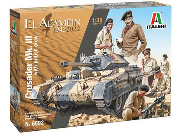 Italeri Crusader Mk. II s britskou osádkou (1:35) / IT-6592