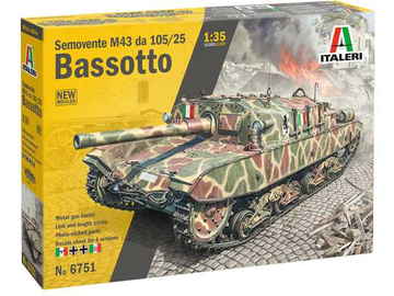 Italeri Semovente M43 Bassotto (1:35) Italeri Semovente M43 Bassotto (1:35) / IT-6751