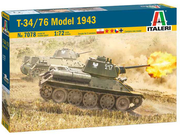 Italeri T-34/76 Model 1943 (1:72) / IT-7078