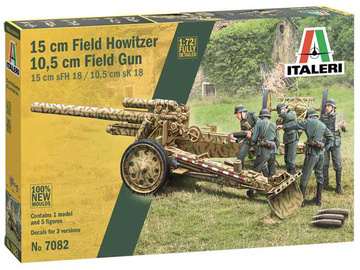 Italeri 15 cm Field Howitzer / 10,5 cm Field Gun (1:72) / IT-7082