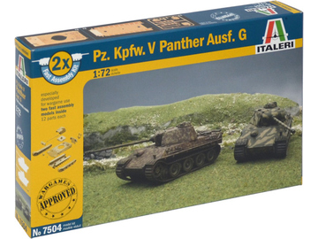 Italeri Easy Kit - Pz.Kpfw.V PANTHER Ausf.G (1:72) Italeri Easy Kit - Pz.Kpfw.V PANTHER Ausf.G (1:72) / IT-7504