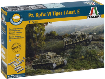 Italeri Easy Kit - Pz.Kpfw.VI TIGER I Ausf.E (1:72) Italeri Easy Kit - Pz.Kpfw.VI TIGER I Ausf.E (1:72) / IT-7505
