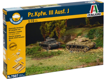 Italeri Easy Kit - Pz.Kpfw.III Ausf.J (1:72) Italeri Easy Kit - Pz.Kpfw.III Ausf.J (1:72) / IT-7507