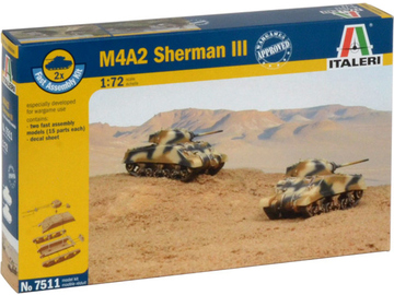 Italeri Easy Kit - M4A2 SHERMAN III (1:72) / IT-7511