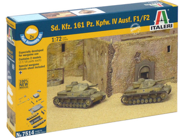 Italeri Easy Kit - Sd.Kfz.161 Pz.Kpfw.IV Ausf. F1/F2 (1:72) Italeri Easy Kit - Sd.Kfz.161 Pz.Kpfw.IV Ausf. F1/F2 (1:72) / IT-7514