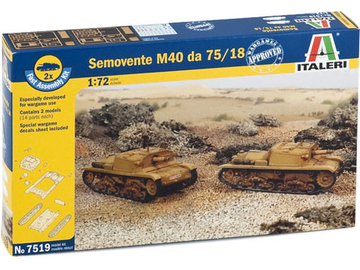 Italeri Easy Kit - SEMOVENTE M40 da 75/18 (1:72) / IT-7519