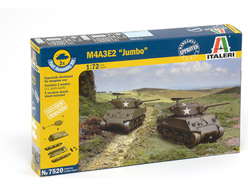 Italeri Easy Kit - M4A3E2 "JUMBO" (1:72) Italeri Easy Kit - M4A3E2 "JUMBO" (1:72) / IT-7520