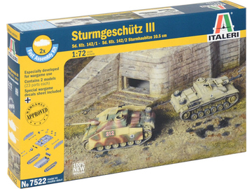 Italeri Easy Kit - STURMGESCHUTZ III (1:72) Italeri Easy Kit - STURMGESCHUTZ III (1:72) / IT-7522