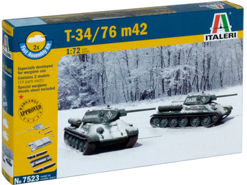 Italeri Easy Kit - T34 / 76 m42 (1:72) Italeri Easy Kit - T34 / 76 m42 (1:72) / IT-7523