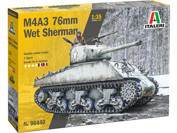 Italeri Sherman M4A3 Wet (1:35) Italeri Sherman M4A3 Wet (1:35) / IT-96440