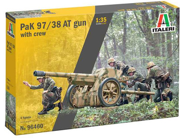 Italeri figurky - Pak 97/38 AT Gun with Crew (1:35) Italeri figurky - Pak 97/38 AT Gun with Crew (1:35) / IT-96460
