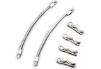 Killerbody sponky karoserie (4), ocel. lanko 120mm (2)