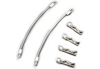 Killerbody Body Clips (4pcs.) with Metal cord 100mm (2pcs)