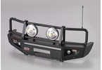 Killerbody Bumper with LEDs aluminium black 1/10 Truck