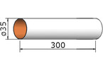 Klima papírová trubka 35x300mm