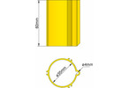 Klima Rocket Base 35mm 3-fins yellow