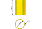 Klima Rocket Base 35mm 4-fins yellow