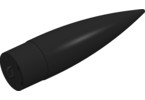 Klima 50 mm Nose Cone with Storage Compartment, Black
