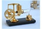 Stirling engine mounted large gold