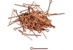 Krick Čep s okem měděný 2x11mm (cca 100)