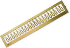 Krick Hák měděný leptaný 6mm (20)