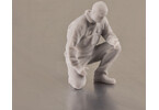 Krick Figurine machinist kneeling 1:25 unpainted