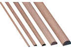 Halbrundstab wood 1,5x3 mm
