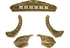 Mantua Model Brass Parts: USS Constitution