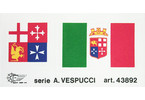 Mantua Model Flag Set: Am. Vespucci 1:84
