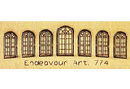 Mantua Model Engraved wood parts: Endeavor