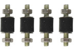 Raboesch tlumič vibrací 10x10mm M4x10 (4)