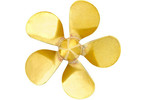 Raboesch boat propeller class 181 55mm M5 5-blade right