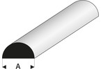 Raboesch profil ASA půlkulatý 2.5x1000mm