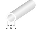 Raboesch profil ASA trubka transparentní bílá 2x3x330mm (5)