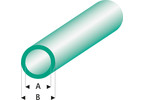 Raboesch profil ASA trubka transparentní zelená 4x5x330mm (5)