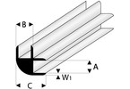 Raboesch ASA connecting corner profile 1x1000mm