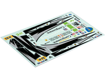 Killerbody samolepky: Corvette GT2 1:10 / KB48019