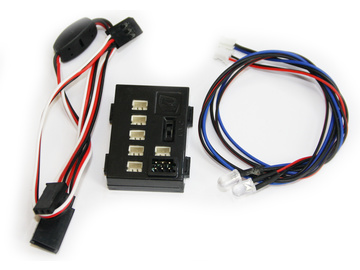 Killerbody světelná sada 1:10 2x LED, řídicí jednotka / KB48068