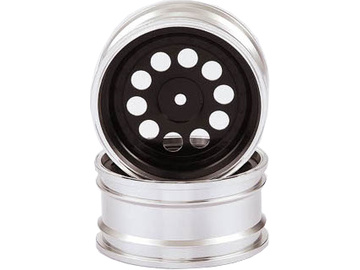 Killerbody Wheels Aluminum Black (2pcs): Alfa Romeo SZ 1/10 / KB48588BLK