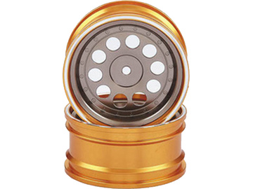 Killerbody Wheels Aluminum Silver (2pcs): Alfa Romeo SZ 1/10 / KB48588SIGY