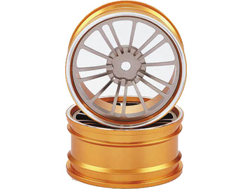 Killerbody Wheels Aluminum Silver (2pcs): Alfa Romeo Giuletta 2010 1/10 / KB48589SIGY