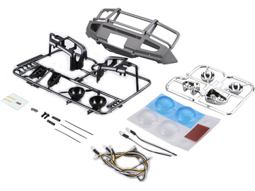 Killerbody Bumper with LEDs aluminium silver (Traxxas TRX-4) Killerbody Bumper with LEDs aluminium silver (Traxxas TRX-4) / KB48717