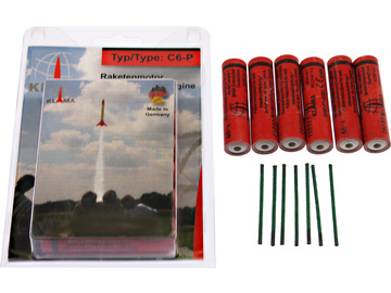 Klima Rocket Motor C6-P (6pcs) Klima Rocket Motor C6-P (6pcs) / KL-0369