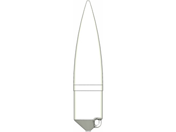 Klima špice 50mm bílá / KL-1050150090