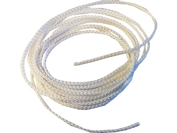 Klima šňůra pletená polyamid pr. 3mm 3m bílá / KL-43030300