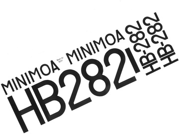 Aufkleber Minimoa 1936 / KR-10131